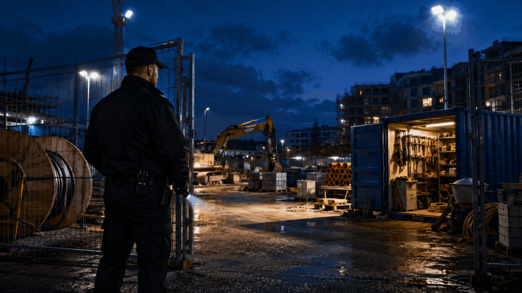 Baustellendiebstahl verhindern mit professioneller Baustellenbewachung in Dortmund